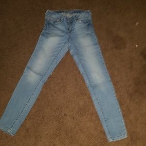 Light blue jeans